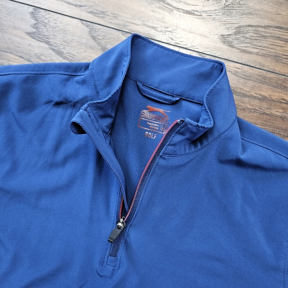 Slazenger Golf Quarter Zip Pullover Windbreaker Women's Size XL - Picture 2 of 6